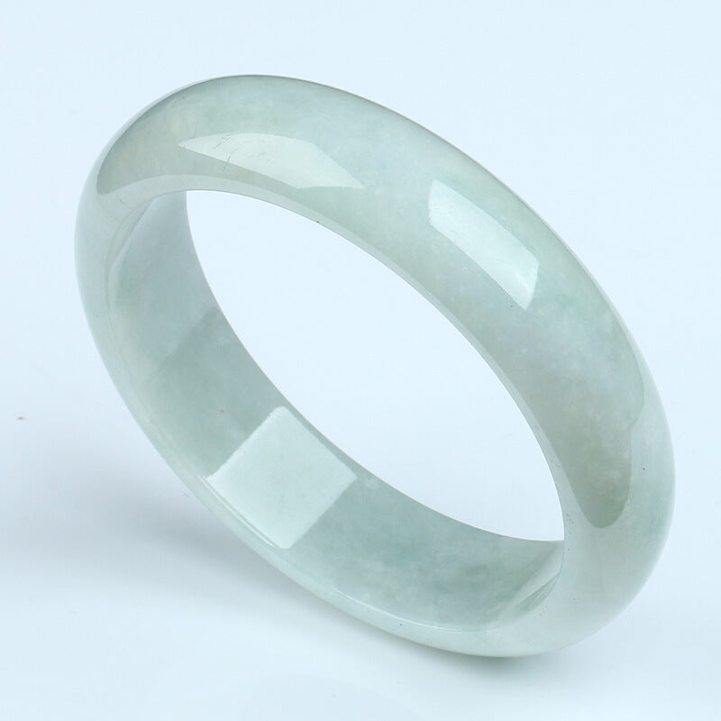 Natural Burmese Jadeite Jade Bracelet Ice Spring Color