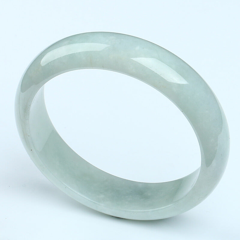 Natural Burmese Jadeite Jade Bracelet Ice Spring Color